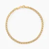 Bracelet Or Jaune Capucin Maille Marine