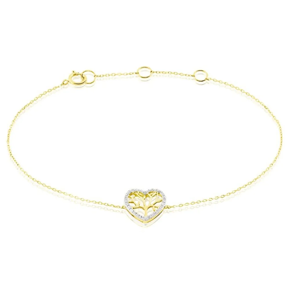 Bracelet Or Jaune Douglasa Diamants|Marc Orian