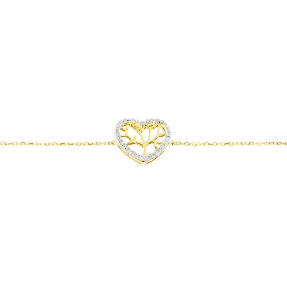 Bracelet Or Jaune Douglasa Diamants|Marc Orian