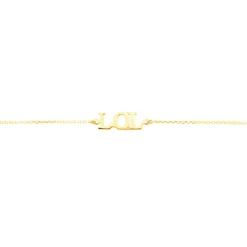 Bracelet Or Jaune Elyna Message Lol|Marc Orian Best