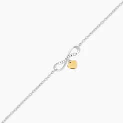 Bracelet Or Jaune et Argent Blanc Oxyde De Zirconium|Marc Orian Hot