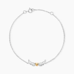 Bracelet Or Jaune et Argent Blanc Oxyde De Zirconium|Marc Orian Sale