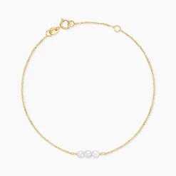 Bracelet Or Jaune Heliantheme Perles|Marc Orian Clearance