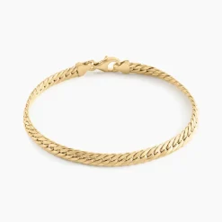 Bracelet Or Jaune Izel Maille Anglaise