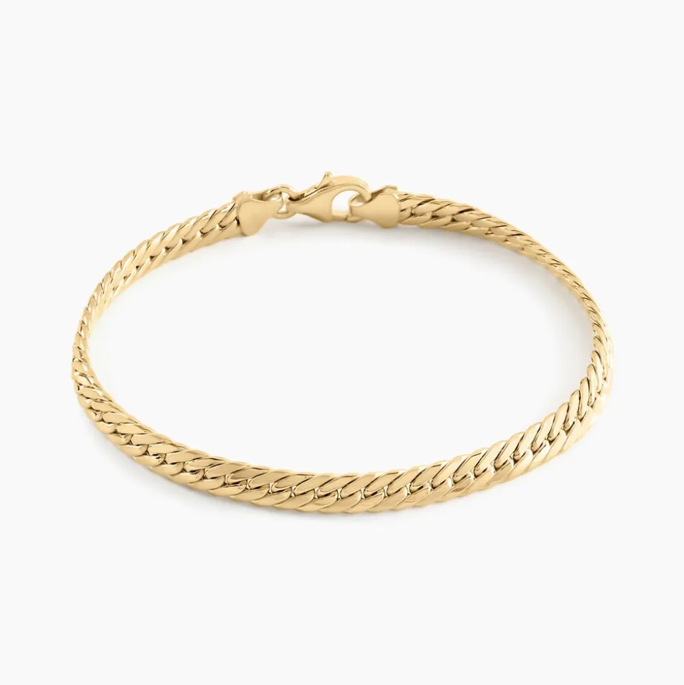 Bracelet Or Jaune Izel Maille Anglaise