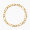 Bracelet Or Jaune Maille Alternée|Marc Orian Outlet