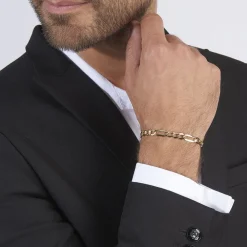 Bracelet Or Jaune Maille Alternée|Marc Orian Outlet