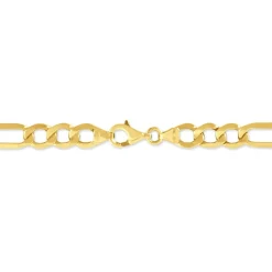 Bracelet Or Jaune Maille Alternée