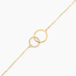 Bracelet Or Jaune Nesrine Oxydes