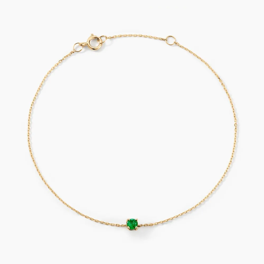 Bracelet Or Jaune Onora Emeraude|Marc Orian New