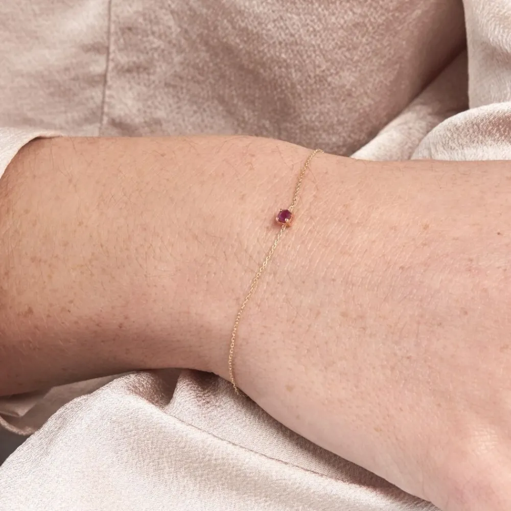 Bracelet Or Jaune Onora Rubis|Marc Orian Online