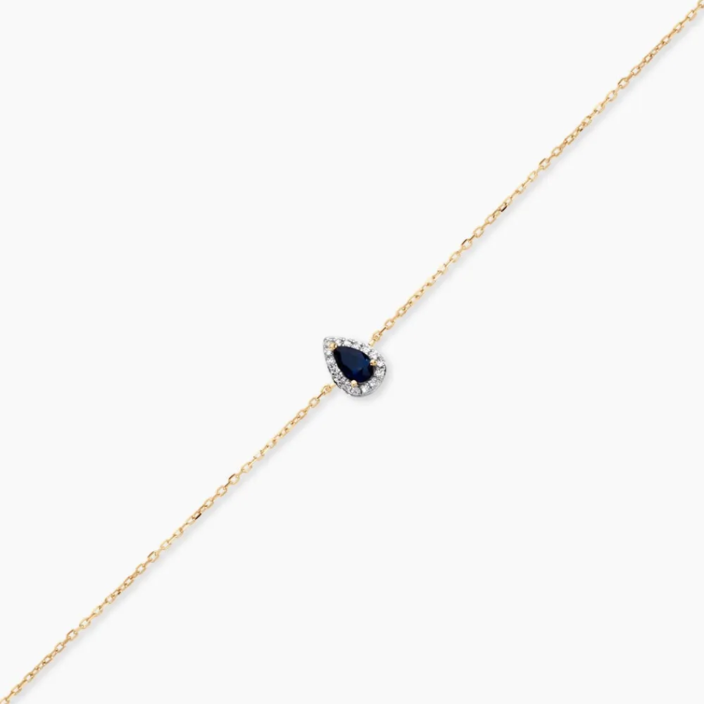 Bracelet Or Jaune Pluie D'Eclat Saphir|Marc Orian New