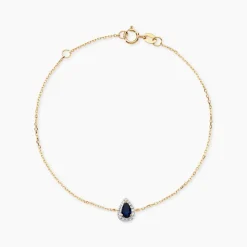 Bracelet Or Jaune Pluie D'Eclat Saphir|Marc Orian New