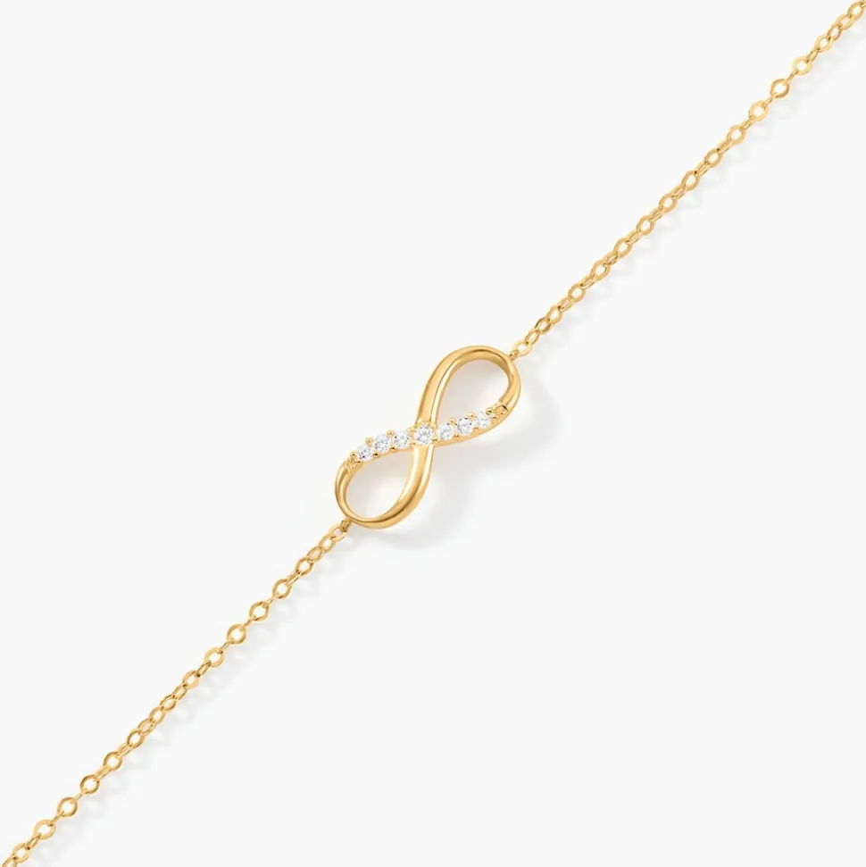 Bracelet Or Jaune Rosius Oxydes De Zirconium