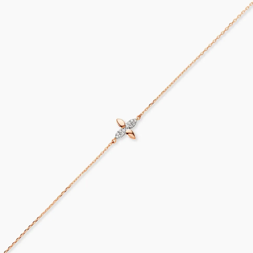 Bracelet Or Rose Ginila Diamants
