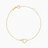 Bracelet Osamu Or Jaune Oxyde De Zirconium