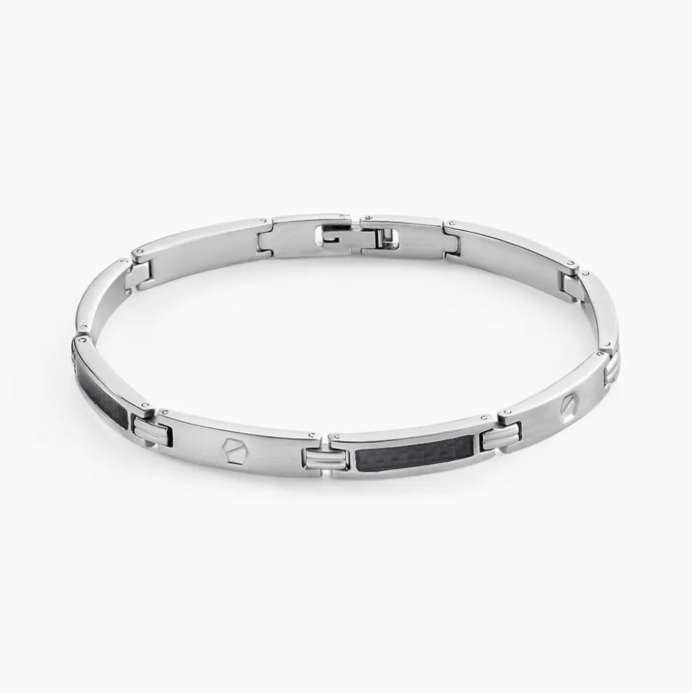 Bracelet Patrick Acier Blanc