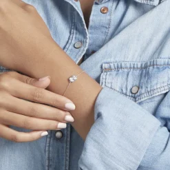 Bracelet Paulienne Argent Blanc Oxyde De Zirconium|Marc Orian Online