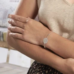 Bracelet Penelope Argent Blanc|Marc Orian