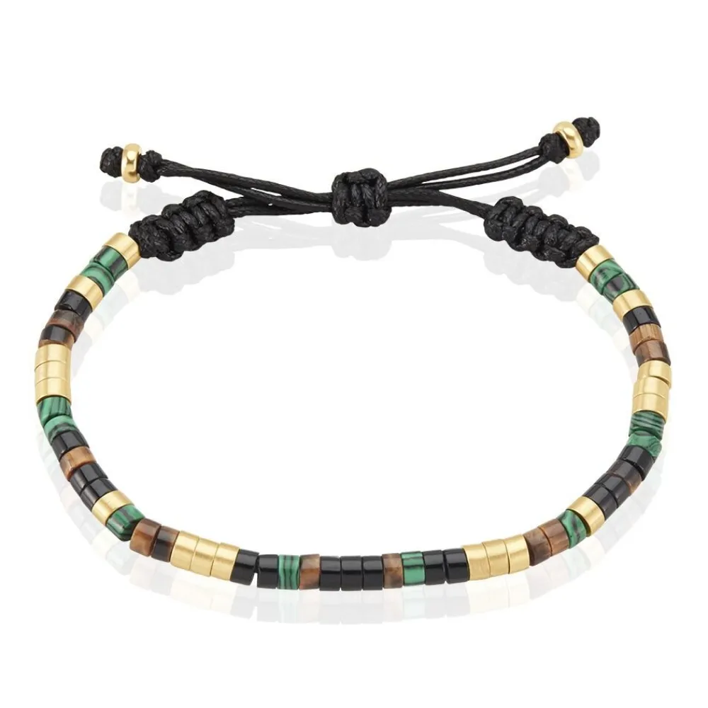 Bracelet Acier Doré Pierres Synthetiques|PHEBUS HIM Discount