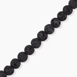 Bracelet Cordon Noir Pierre De Lave|PHEBUS HIM Sale