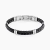Bracelet Cuir De Vache Noir|PHEBUS HIM