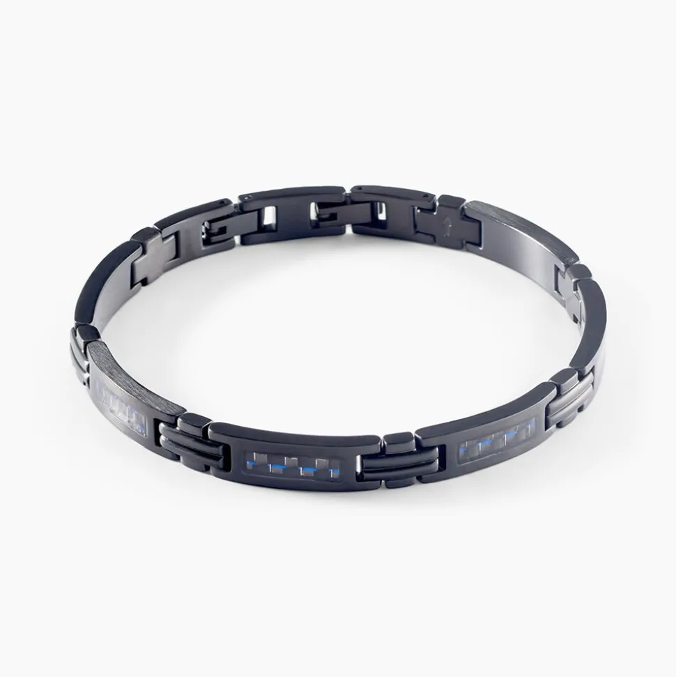 Bracelet Phebus Him Felipe Acier Noir