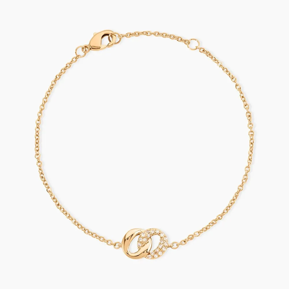 Bracelet Plaqué Or Jaune Amato Oxydes De Zirconium|Marc Orian Sale