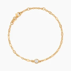 Bracelet Plaqué Or Jaune Lyn Oxyde De Zirconium|Marc Orian New