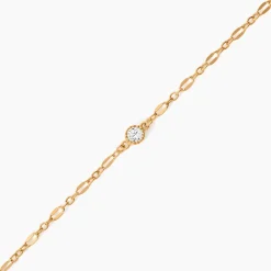 Bracelet Plaqué Or Jaune Lyn Oxyde De Zirconium|Marc Orian New
