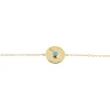 Bracelet Plaqué Or Jaune Zoila Pierre De Synthese|Marc Orian Outlet