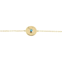 Bracelet Plaqué Or Jaune Zoila Pierre De Synthese|Marc Orian Outlet