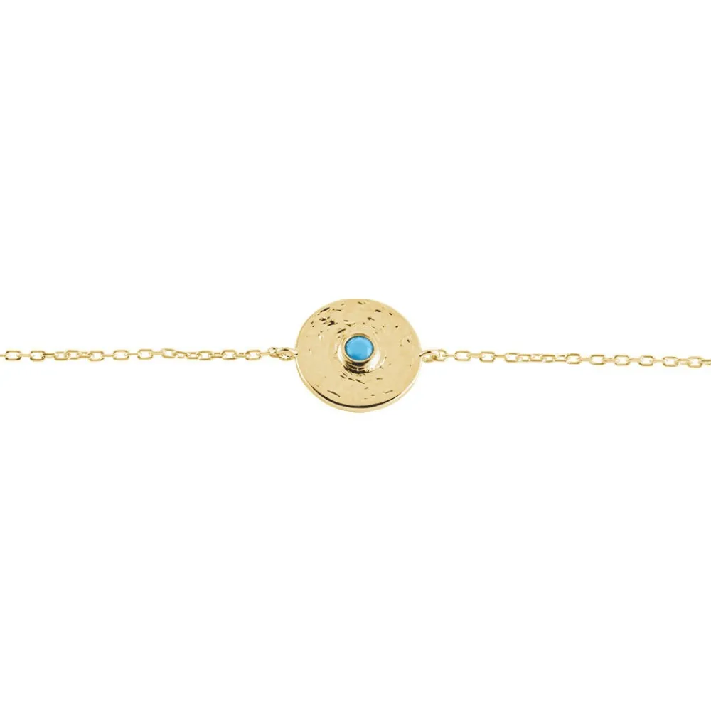 Bracelet Plaqué Or Jaune Zoila Pierre De Synthese|Marc Orian Outlet