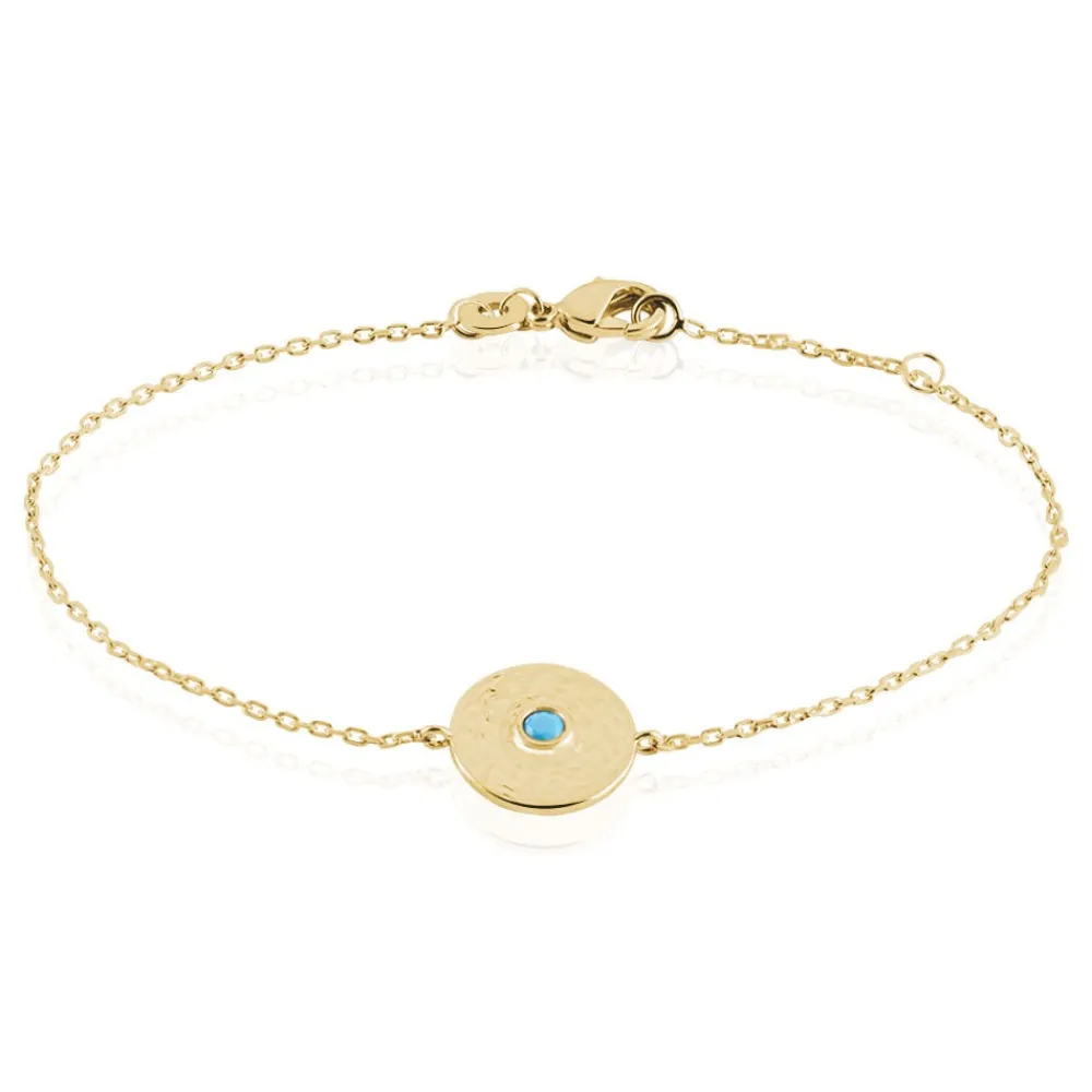 Bracelet Plaqué Or Jaune Zoila Pierre De Synthese|Marc Orian Outlet