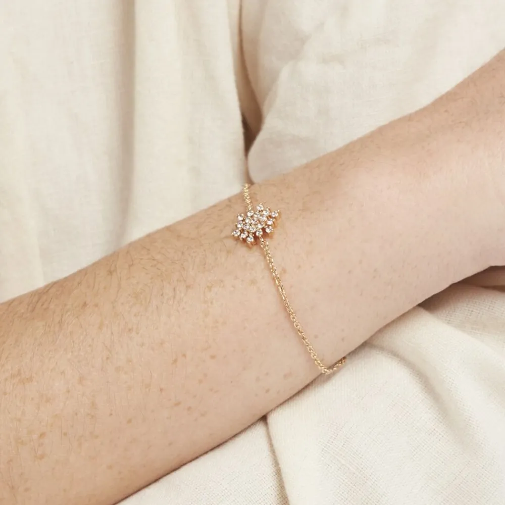 Bracelet Plaqué Or Lisha Oxyde De Zirconium|Marc Orian Outlet