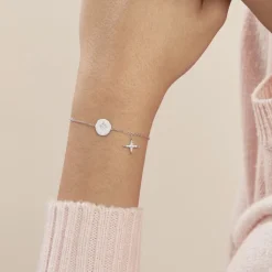 Bracelet Pluton Argent Blanc Oxyde De Zirconium|Marc Orian New