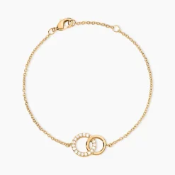 Bracelet Poeae Plaqué Or Jaune Oxyde De Zirconium|Marc Orian Best