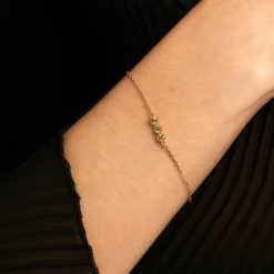 Bracelet Poem Argent Jaune Péridot|Marc Orian Clearance