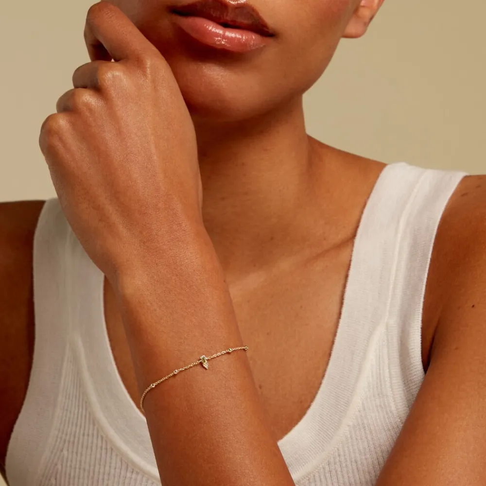 Bracelet Poem Argent Jaune Péridot|Marc Orian