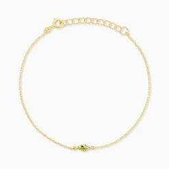 Bracelet Poem Argent Jaune Péridot Oxyde De Zirconium|Marc Orian New