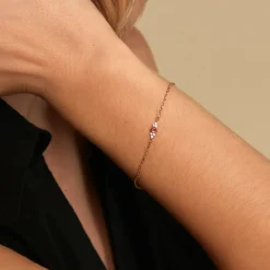 Bracelet Poem Argent Jaune Tourmaline Oxyde De Zirconium|Marc Orian Best