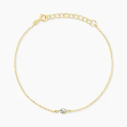 Bracelet Poem Argent Jaune Topaze Oxyde De Zirconium|Marc Orian Discount