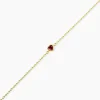 Bracelet Poem Argent Jaune Tourmaline