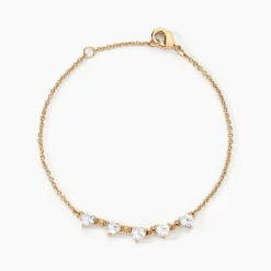 Bracelet Poésie Rosée Plaque Or Jaune Oxyde De Zirconium|Marc Orian Clearance