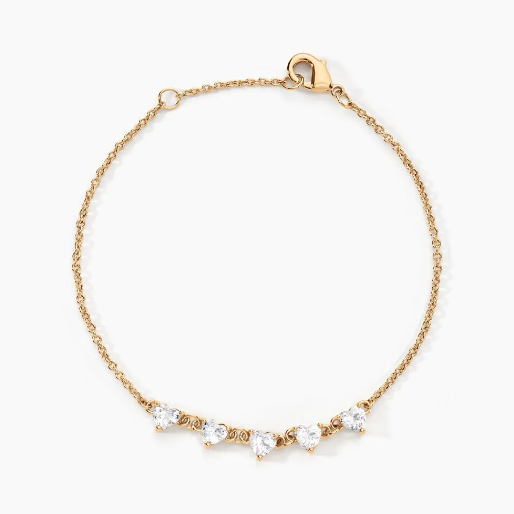 Bracelet Poésie Rosée Plaque Or Jaune Oxyde De Zirconium|Marc Orian Clearance