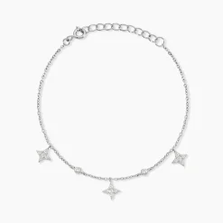 Bracelet Pricille Argent Blanc Oxyde De Zirconium