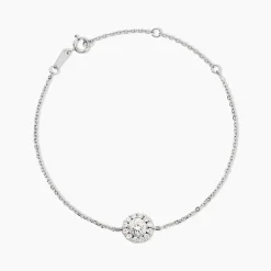 Bracelet Princess Argent Blanc Oxyde De Zirconium