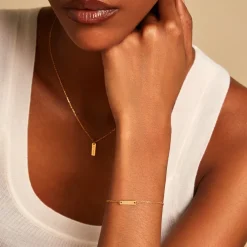 Bracelet Promesse Plaqué Or Jaune|Marc Orian Hot
