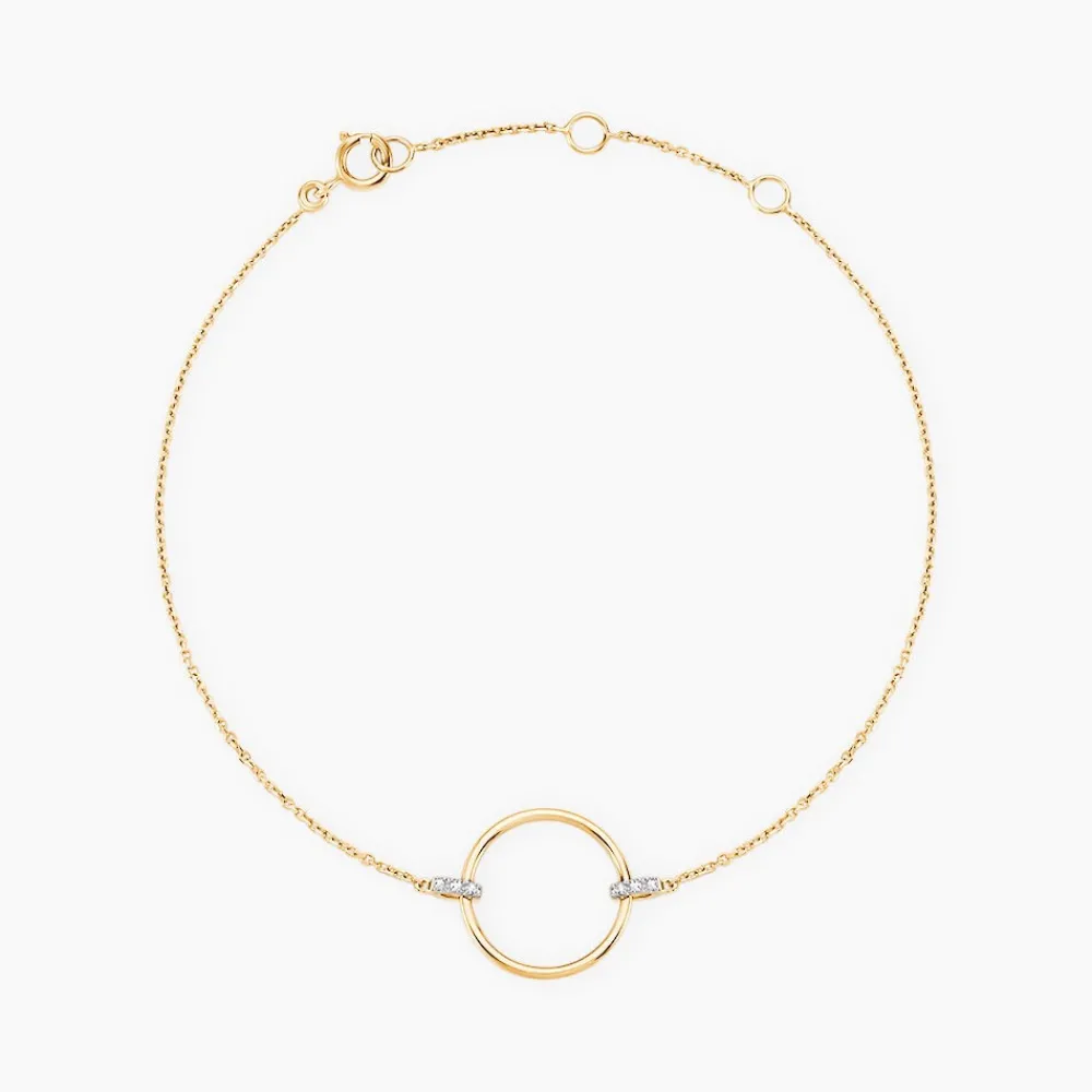 Bracelet Proserpine Or Jaune Diamant|Marc Orian New