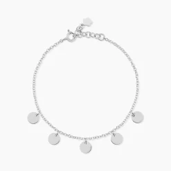 Bracelet Ragavi Argent Blanc